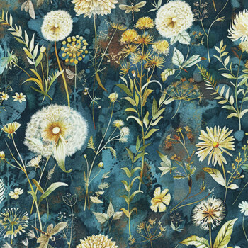 Forest Whisper FLEUR-CD3683 NIGHT by Timeless Treasures Fabrics, Image