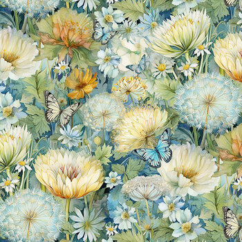 Forest Whisper FLEUR-CD3681 BLOOM by Timeless Treasures Fabrics, Image