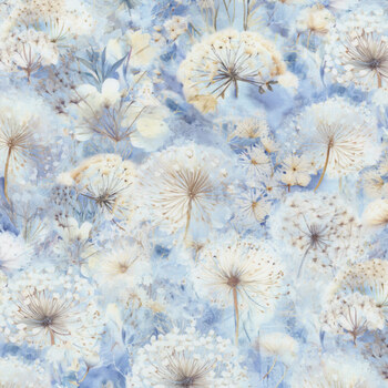 Forest Whisper FLEUR-CD3684 SKY by Timeless Treasures Fabrics, Image