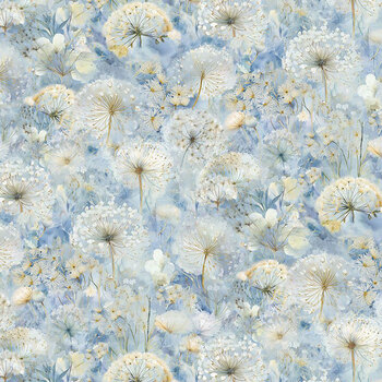 Forest Whisper FLEUR-CD3684 SKY by Timeless Treasures Fabrics, Image