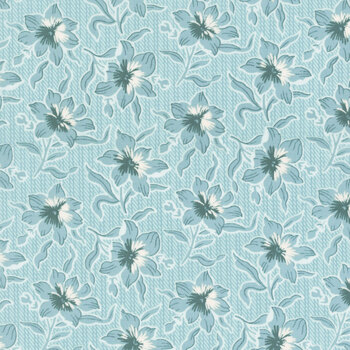 Sewing Bird A-1604-B Glacier by Edyta Sitar for Andover Fabrics, Image