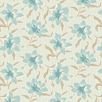 Sewing Bird A-1604-L Water by Edyta Sitar for Andover Fabrics, Image