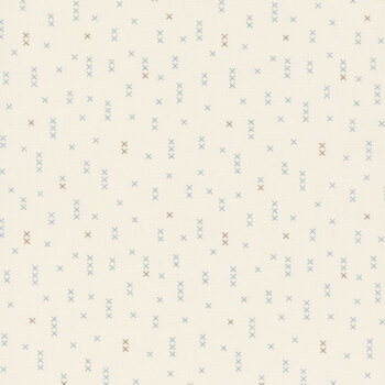 Sewing Bird A-1613-L Buttercream by Edyta Sitar for Andover Fabrics, Image