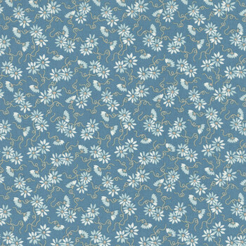 Sewing Bird A-1616-B Dusk by Edyta Sitar for Andover Fabrics, Image