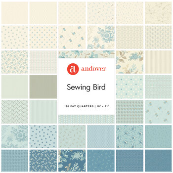 Sewing Bird  38 FQ Set by Edyta Sitar for Andover Fabrics, Image