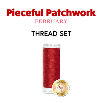  Pieceful Patchwork - February - 1pc Thread Set, Image