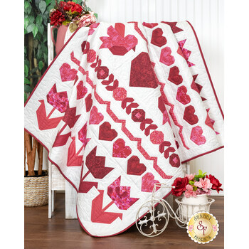  Sweet Sentiment Quilt Kit - Heart Nouveau, Image
