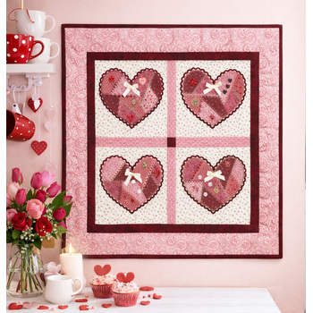  Crazy Hearts Wall Hanging Kit - Victoria, Image