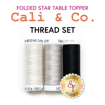  Folded Star Table Topper - Cali & Co - 3pc Thread Set, Image