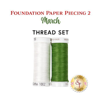  Foundation Paper Piecing Series 2 - March - 2pc Thread Set, Image