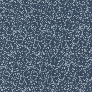 Winter Magic Flannel F16788-NAVY by Dani Mogstad for Riley Blake Designs, Image