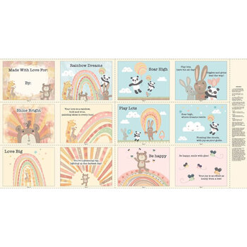 Rainbow Dreams 43016-543 Book Panel Multi by Wilmington Prints, Image