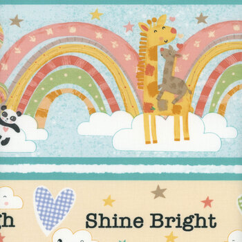 Rainbow Dreams 43018-453 Repeating Stripe Multi by Jenny Faw for Wilmington Prints, Image