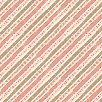 Rainbow Dreams 43023-325 Diagonal Stripes Pink by Wilmington Prints, Image