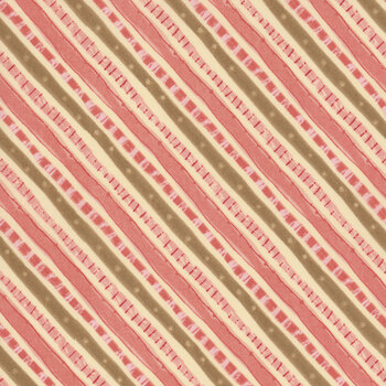 Rainbow Dreams 43023-325 Diagonal Stripes Pink by Jenny Faw for Wilmington Prints, Image