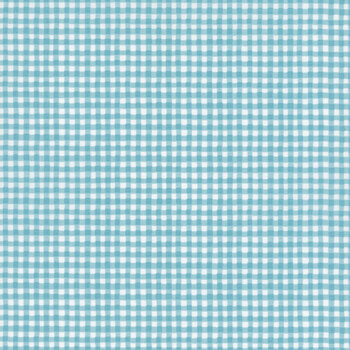 Rainbow Dreams 43024-441 Gingham Blue by Jenny Faw for Wilmington Prints, Image