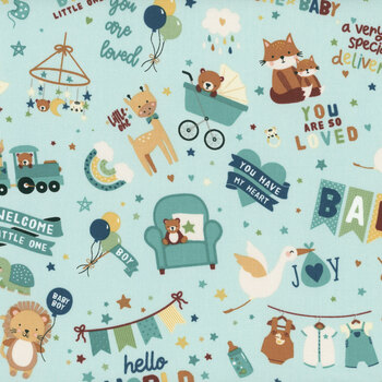 Baby Boy C16760-BLUE by Lori Whitlock for Riley Blake Designs, Image