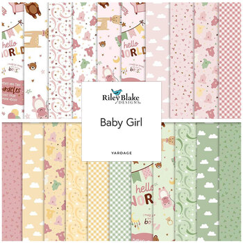 Baby Girl  Yardage by Lori Whitlock for Riley Blake Designs, Image