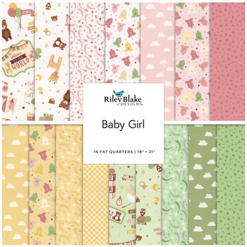 Baby Girl  Fat Quarter Bundle Lori Whitlock for Riley Blake Designs