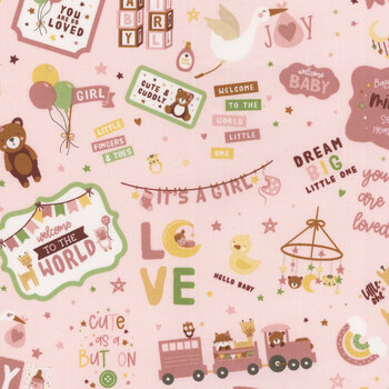 Baby Girl C16770-PINK by Lori Whitlock for Riley Blake Designs, Image