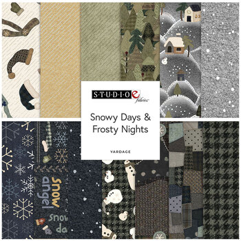 Snowy Days & Frosty Nights  Yardage by Studio E Fabrics, Image