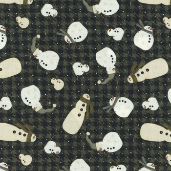 Snowy Days & Frosty Nights 8471-62 Moss by Studio E Fabrics, Image