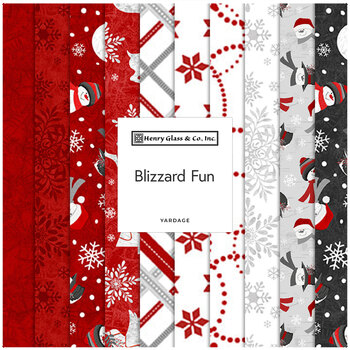 Blizzard Fun  Yardage by Jan Shade Beach for Henry Glass Fabrics, Image