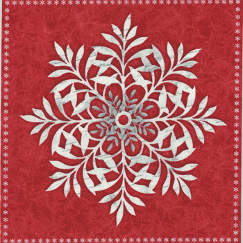 Blizzard Fun 2051-89 Panel Red/Gray by Jan Shade Beach for Henry Glass Fabrics, Image