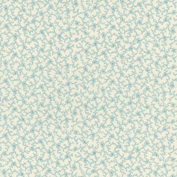Frosty and Forest Friends 2042-01 Cream/Blue by Stacy West for Henry Glass Fabrics, Image