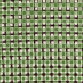 Frosty and Forest Friends 2043-69 Green by Stacy West for Henry Glass Fabrics, Image