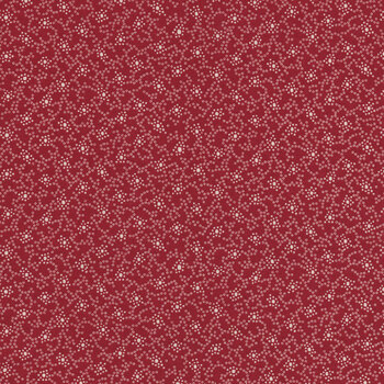 Frosty and Forest Friends 2046-88 Red by Stacy West for Henry Glass Fabrics, Image