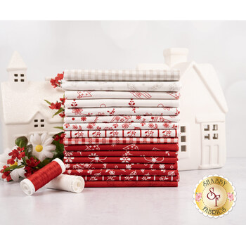 Redberry Lane  16 FQ Set by Gail Pan for Henry Glass Fabrics, Image
