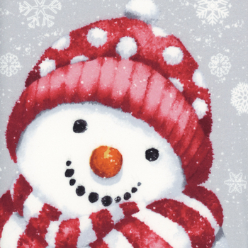 Snow Crew Flannel F1284-89 Panel Multi by Barb Tourtillotte for Henry Glass Fabrics, Image