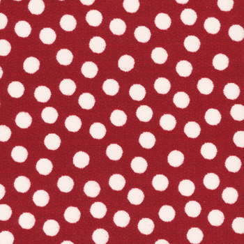 Snow Crew Flannel F1292-88 Red by Barb Tourtillotte for Henry Glass Fabrics, Image
