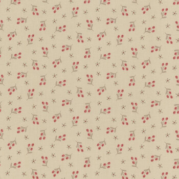 Simply Charming 3500-36 Taupe by Janet Rae Nesbitt for Henry Glass Fabrics, Image
