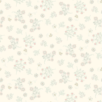 Simply Charming 3504-44 Cream by One Sister for Henry Glass Fabrics, Image