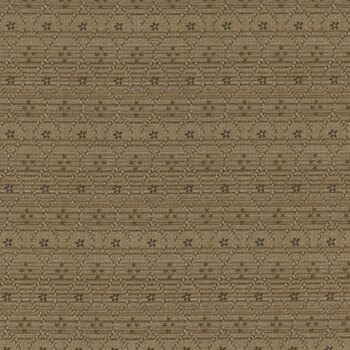 Simply Charming 3508-38 Brown by Janet Rae Nesbitt for Henry Glass Fabrics, Image