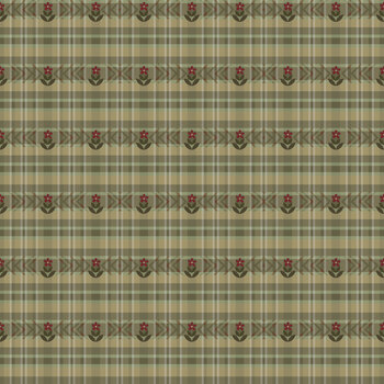 Simply Charming 3509-66 Green by One Sister for Henry Glass Fabrics, Image