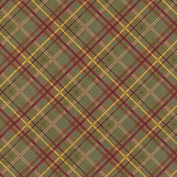 Pennyberry Farm 2007-33 Brown by Kim Diehl for Henry Glass Fabrics, Image