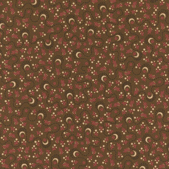 Pennyberry Farm 2015-33 Brown by Kim Diehl for Henry Glass Fabrics, Image