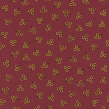 Pennyberry Farm 2017-88 Red by Kim Diehl for Henry Glass Fabrics, Image