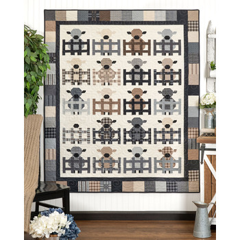 SAMPLE - Charming Lambs Quilt - Farmhouse Flannels III