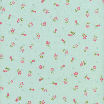 Charlotte Y4616-101 Turquoise by Clothworks, Image