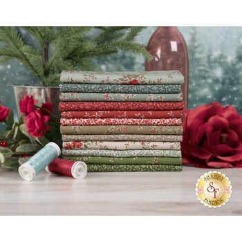 Merry Little Christmas  12 FQ Set - Eve & Noel by Tilda, Image