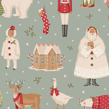 Merry Little Christmas TIL100630-V15 Winterfriends Duckegg by Tilda, Image
