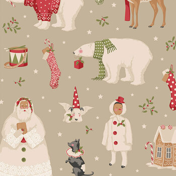 Merry Little Christmas TIL100640-V15 Winterfriends Clay by Tilda, Image
