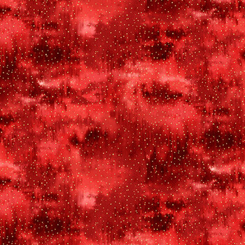 Berries and Birch X7797-78G Scarlet Gold by Hoffman Fabrics, Image