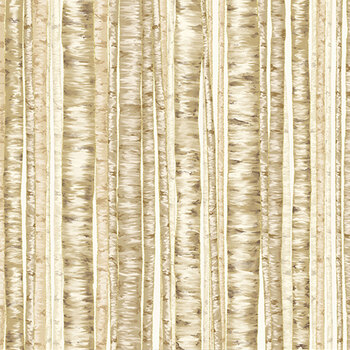 Berries and Birch X7795-33G Cream Gold by Hoffman Fabrics, Image