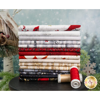 Berries and Birch  15 FQ Set by Hoffman Fabrics, Image