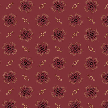 Bridgeport A-5602-R Red by Jo Morton for Andover Fabrics, Image